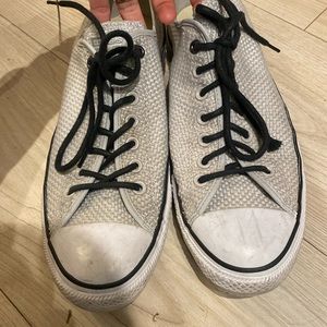 Men’s silver converse size 12